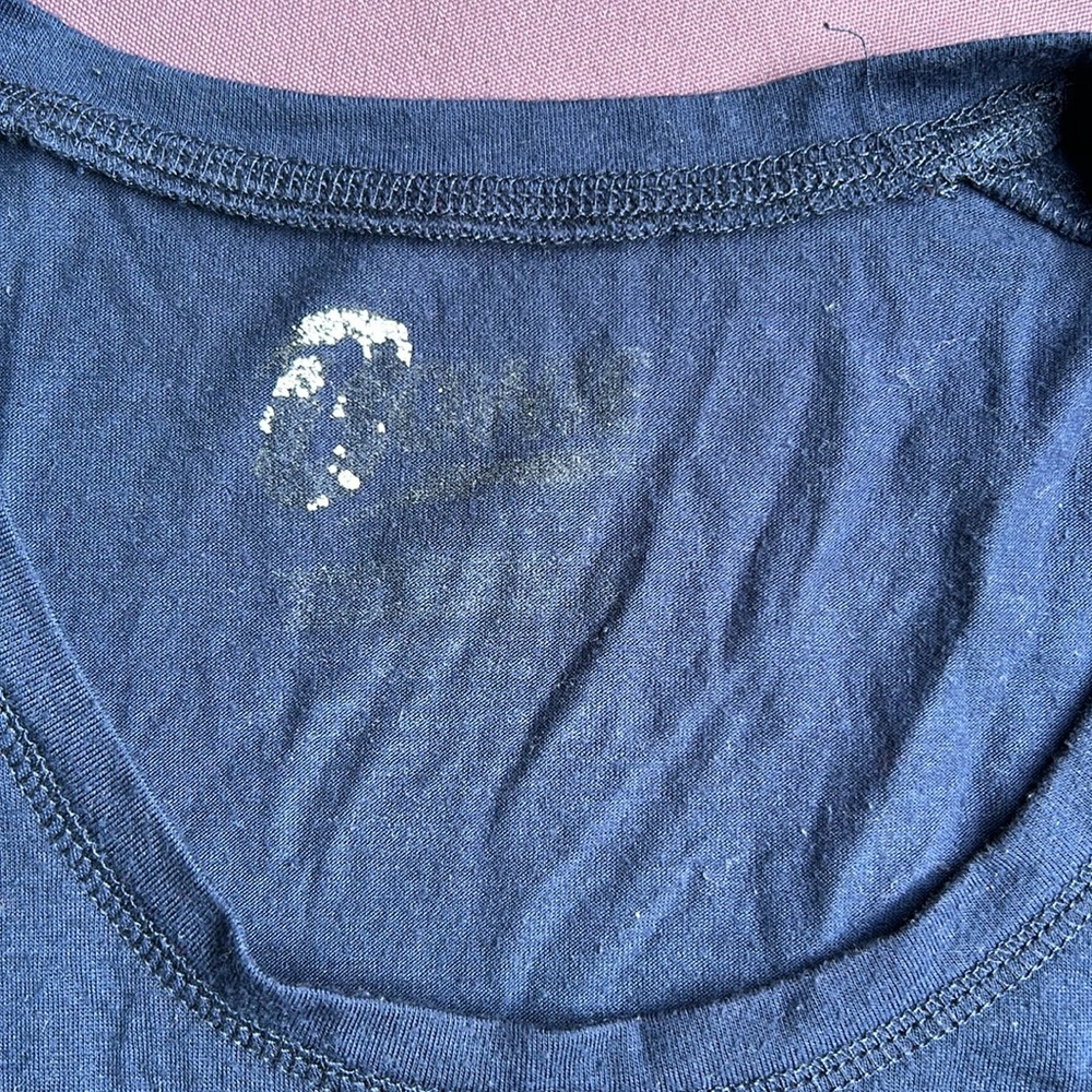 Navy Blue Vintage Bowie T-Shirt - Ladies - Picture 4 of 4